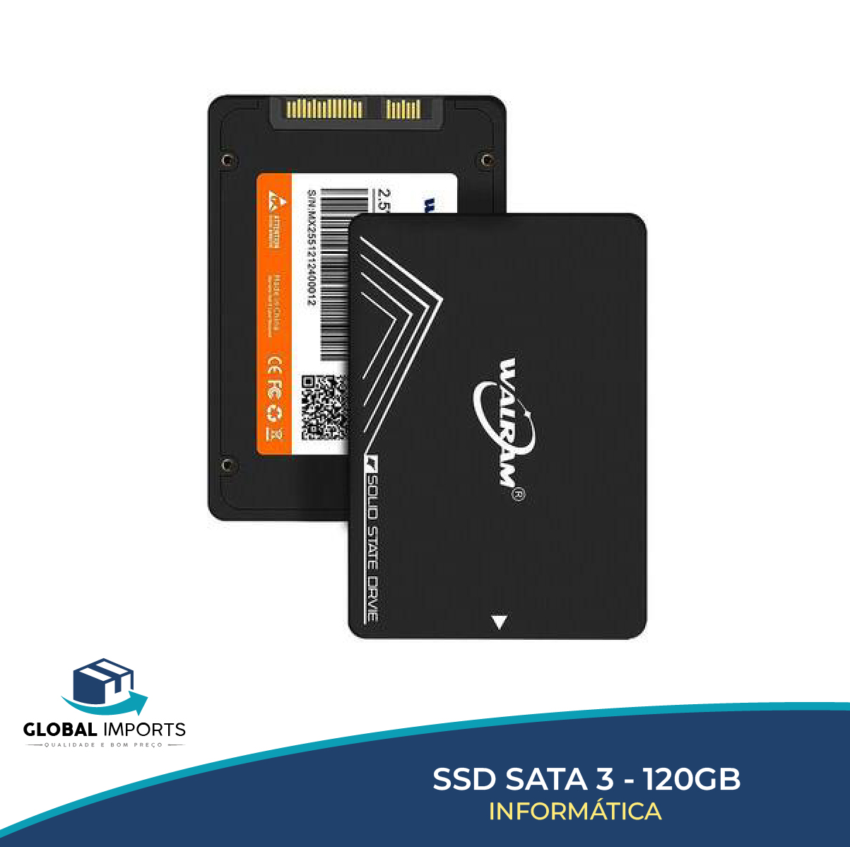 Ssd Walram 120gb Sata 3 – 6 Gb/s 2.5mm