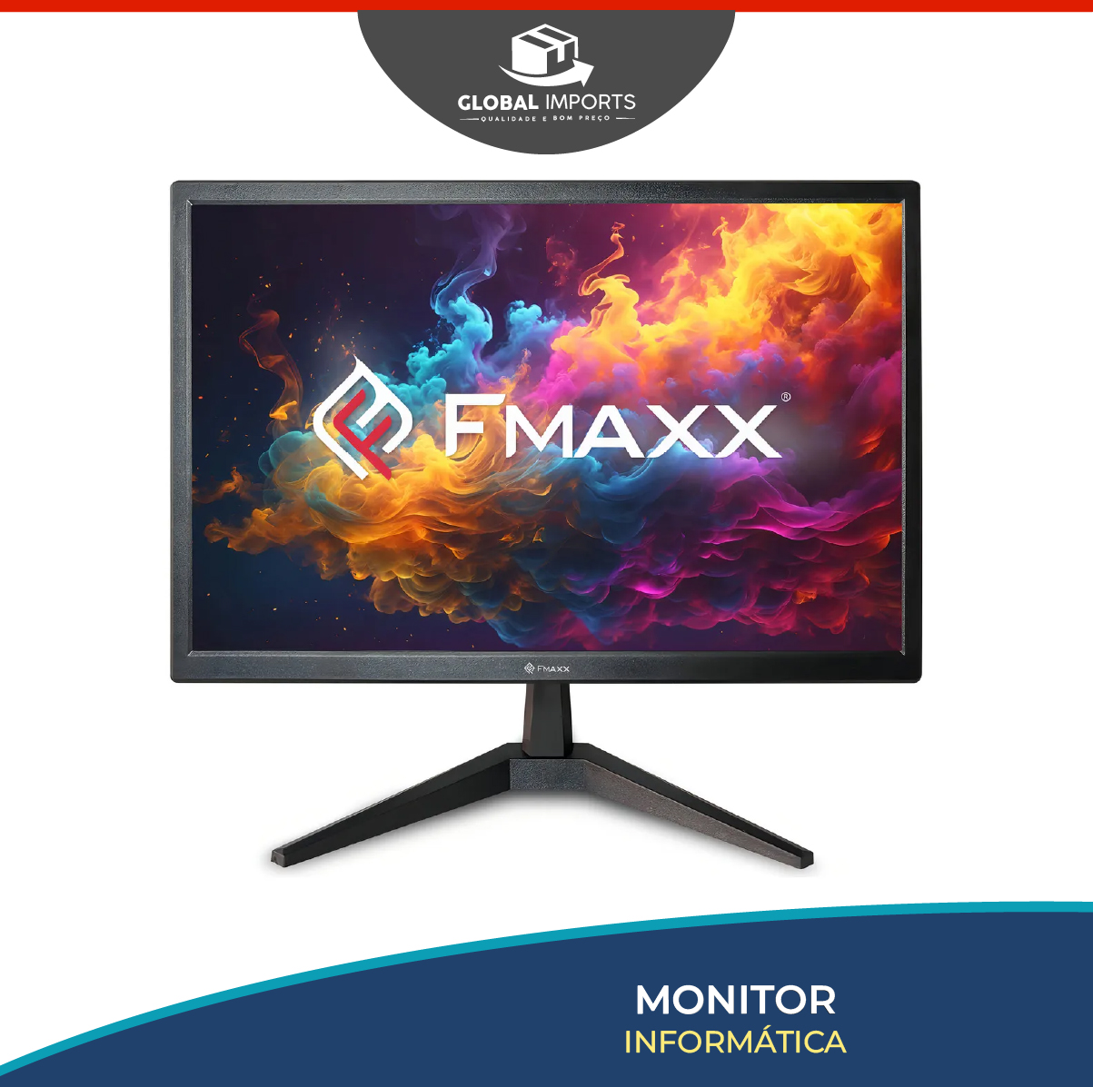 Monitor Fmaxx MQ17V Led 17 Com Hdmi Vga Vesa Cor Preto